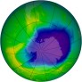 Antarctic Ozone 2009-10-12